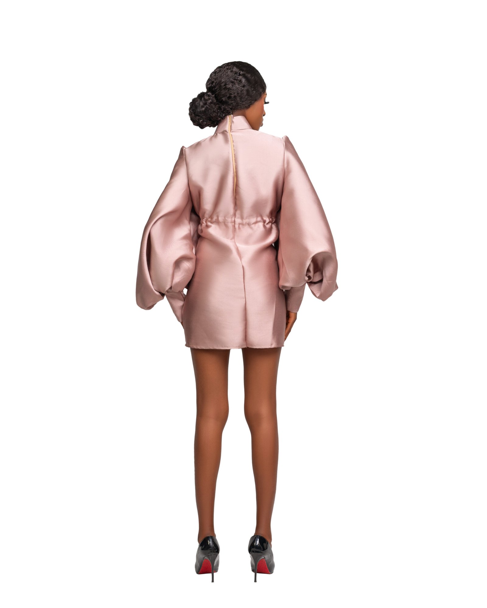 Draped Mini Dress - Image 2