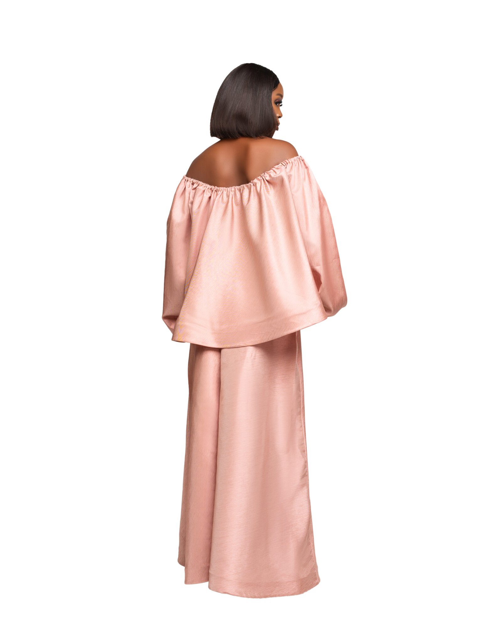 Blush Elegance Off-Shoulder Set - Image 2