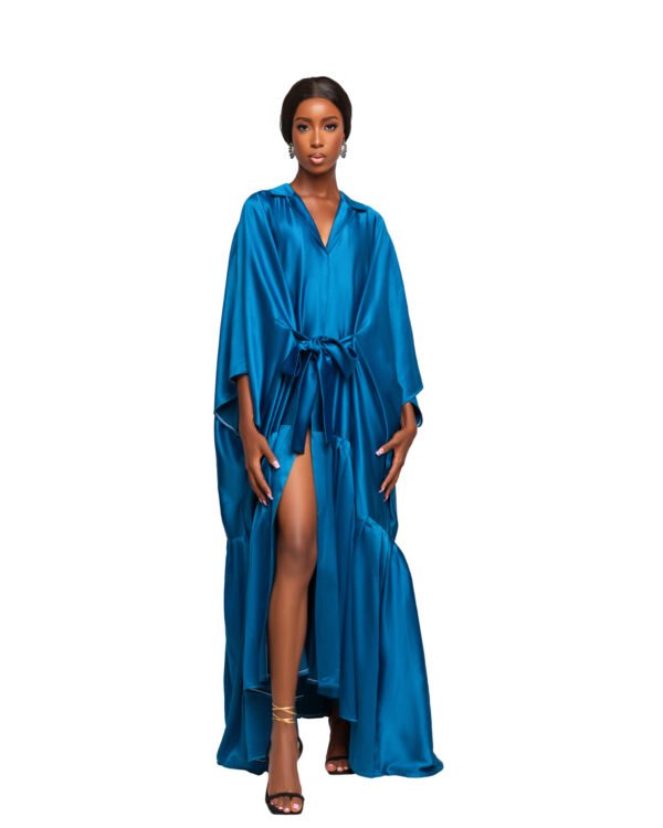 DSC02184-1 Luxe Satin Tie-Waist Kaftan